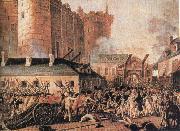 unknow artist bastiljens fall den 14 juli 1789 samtida malning oil painting reproduction